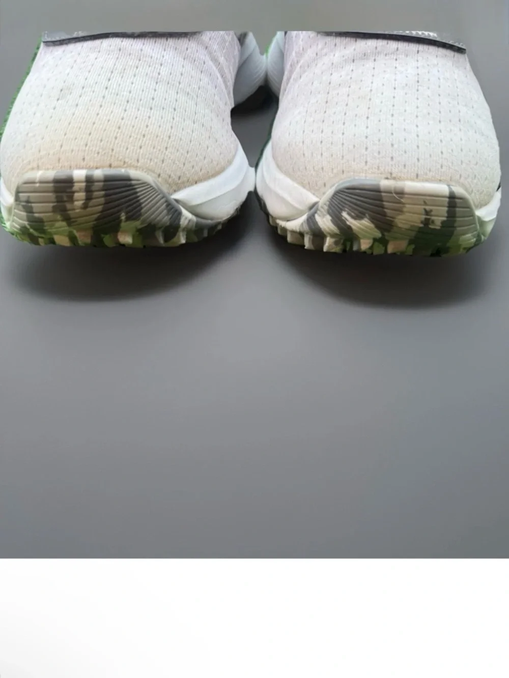 adidas Boys US 4 Gray and White Animal Print Athletic Sneakers GUC *READ*